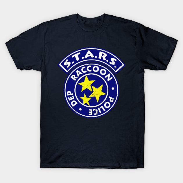 Raccoon City Police STARS (DIST) T-Shirt by PopCultureShirts